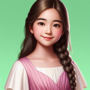 a beautiful girl smiling