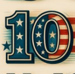 10 number multicolor of uniteds