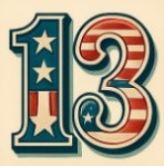 # 13 usa flag