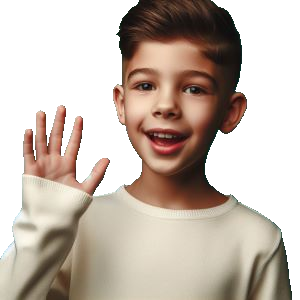 boy_ transp_ hello_ waving_ hand portrait